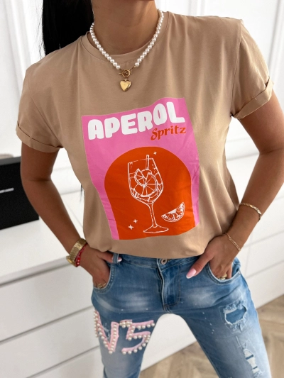 BLUZKA DAMSKA APEROL BEŻ